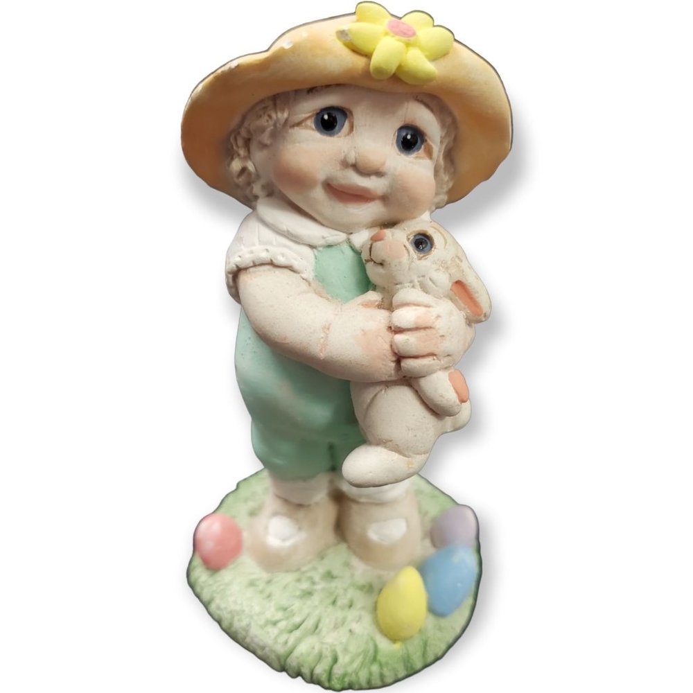 Dreamsicles "Hug A Bunny" DK015 Figurine Angel Vintage Collectible Signed